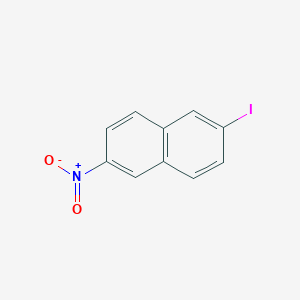 molecular formula C10H6INO2 B12007986 2-Iodo-6-nitronaphthalene CAS No. 58258-68-7
