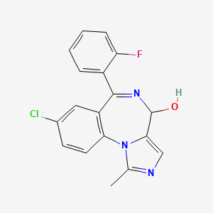 molecular formula C18H13ClFN3O B1200804 4-Hydroxymidazolam CAS No. 59468-85-8