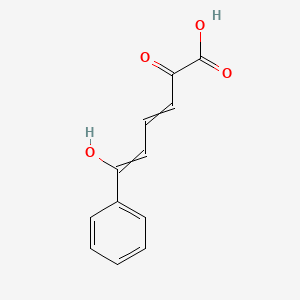 2-Hydroxy-6-oxo-6-phenylhexa-2,4-dienoic acid