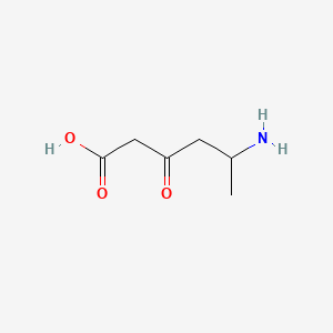 molecular formula C6H11NO3 B1200807 5-Amino-3-oxohexanoic acid CAS No. 19355-90-9
