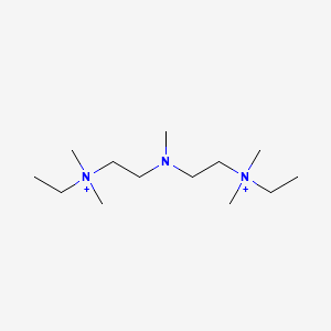 molecular formula C13H33N3+2 B1200812 Azamethonium CAS No. 60-30-0
