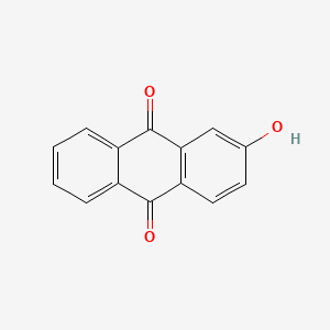 molecular formula C14H8O3 B1200814 2-Hydroxyanthraquinone CAS No. 605-32-3