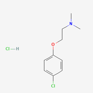 molecular formula C10H15Cl2NO B12008158 2-(p-Chlorophenoxy)-N,N-dimethylethylamine hydrochloride 