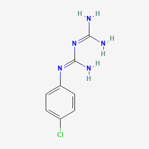 molecular formula C8H10ClN5 B1200820 4-Chlorophenylbiguanide CAS No. 5304-59-6