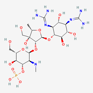 molecular formula C21H42N7O15P B1200824 Dihydrostreptomycin 3''-phosphate 