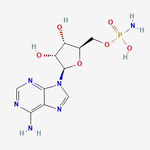 molecular formula C10H15N6O6P B1200825 Adenosine 5'-phosphoramidate CAS No. 6154-31-0