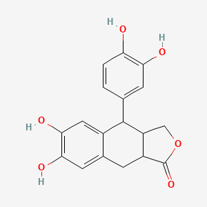 molecular formula C18H16O6 B12008294 beta-Conidendrol CAS No. 2643-01-8