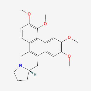 molecular formula C24H27NO4 B1200830 (-)-Tylocrebrine CAS No. 61302-92-9