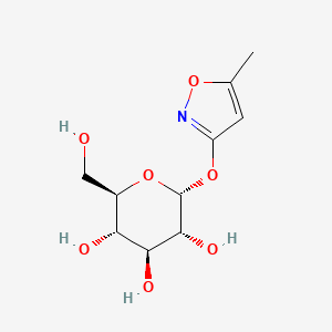 molecular formula C10H15NO7 B1200832 Hymexazol O-glucoside 