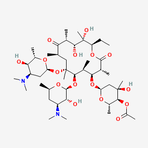 molecular formula C46H82N2O16 B1200836 Megalomicin B 