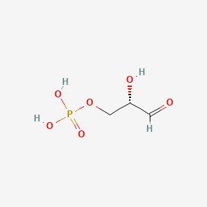 molecular formula C3H7O6P B1200842 L-glyceraldehyde 3-phosphate CAS No. 20283-52-7