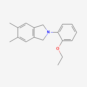 molecular formula C18H21NO B1200850 2-(2-Ethoxyphenyl)-5,6-dimethyl-1,3-dihydroisoindole 