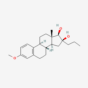 16-Propyl-3-methoxy-estra-1,3,5(10)-triene-16beta,17beta-diol