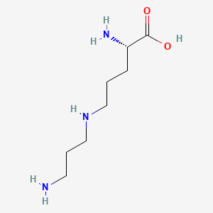 (2S)-2-azanyl-5-(3-azanylpropylamino)pentanoic acid