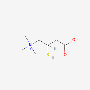 3-Sulfanyl-4-(trimethylazaniumyl)butanoate