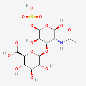 molecular formula C13H21NO15S B1200871 Chondroitin Sulfate CAS No. 9007-28-7