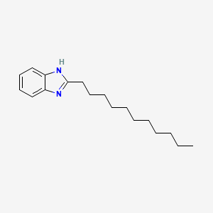 molecular formula C18H28N2 B12008778 2-undecyl-1H-benzimidazole CAS No. 5851-51-4