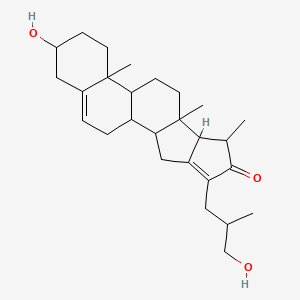 molecular formula C27H40O3 B12008793 Fesogenin CAS No. 561-98-8