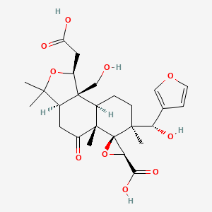 molecular formula C26H34O10 B1200882 Limonoic acid 