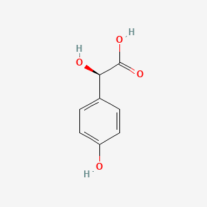 molecular formula C8H8O4 B1200887 (R)-2-Hydroxy-2-(4-hydroxyphenyl)acetic acid 