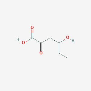 4-Hydroxy-2-oxohexanoic acid