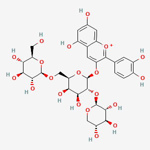 cyanidin 3-O-(6-O-glucosyl-2-O-xylosylgalactoside)