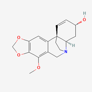 molecular formula C17H19NO4 B1200901 Powelline CAS No. 7363-25-9