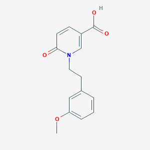 1-[2-(3-Methoxyphenyl)ethyl]-6-oxo-1,6-dihydropyridine-3-carboxylic acid