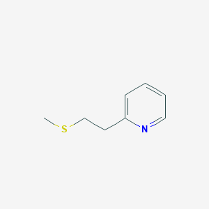 molecular formula C8H11NS B12009205 2-[2-(Methylsulfanyl)ethyl]pyridine CAS No. 14143-85-2