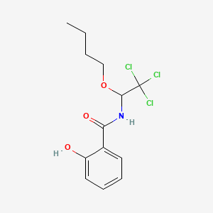 molecular formula C13H16Cl3NO3 B1200943 Trichlamide CAS No. 70193-21-4