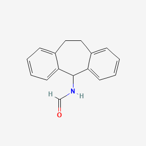 molecular formula C16H15NO B12009434 Formamide, N-(10,11-dihydro-5H-dibenzo(a,d)-cyclohepten-5-yl)- CAS No. 62371-00-0