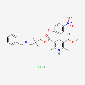 molecular formula C29H35ClFN3O6 B1200944 Palonidipine hydrochloride CAS No. 96515-74-1