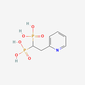 molecular formula C7H11NO6P2 B1200945 Piridronic acid CAS No. 75755-07-6