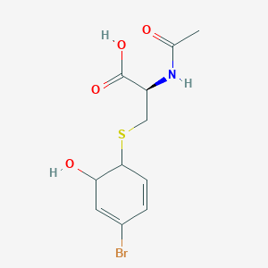 N-Acetyl-S-(2-hydroxy-4-bromocyclohexa-3,5-dienyl)cysteine