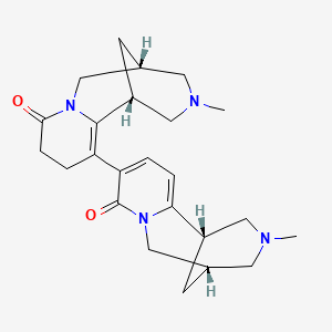 molecular formula C24H32N4O2 B1200958 Dimethamine CAS No. 37551-60-3