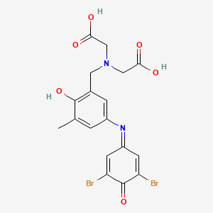 molecular formula C18H16Br2N2O6 B12009603 Indoferron CAS No. 27728-33-2