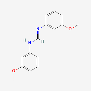 molecular formula C15H16N2O2 B12009613 Formamidine, N,N'-bis(3-methoxyphenyl)- CAS No. 3200-36-0