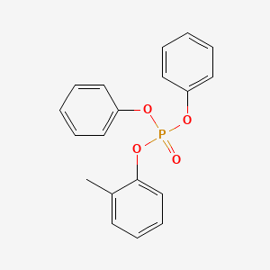 molecular formula C19H17O4P B1200970 Diphenyl cresyl phosphate CAS No. 5254-12-6