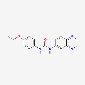 1-(4-Ethoxyphenyl)-3-(6-quinoxalinyl)urea
