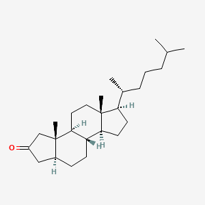 molecular formula C26H44O B1200977 A-Nor-5alpha-cholestan-2-one CAS No. 2310-36-3