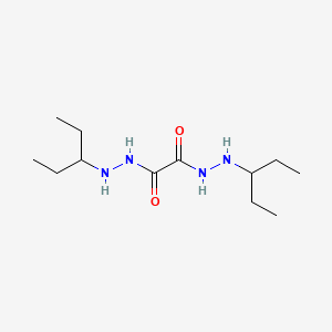 molecular formula C12H26N4O2 B12009846 Oxalic acid, bis(2-(3-pentyl)hydrazide) CAS No. 96874-51-0