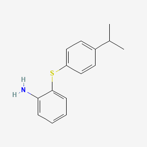 Benzenamine, 2-((4-(1-methylethyl)phenyl)thio)-