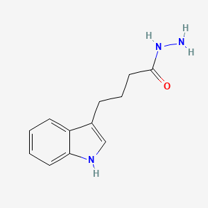 molecular formula C12H15N3O B12009910 4-(1h-Indol-3-yl)butanehydrazide CAS No. 27086-07-3