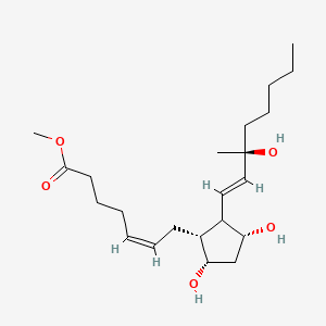 molecular formula C22H38O5 B12009917 15(S)-15-Methyl prostaglandin 