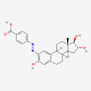 2-(4'-Carboxyphenylazo)estriol