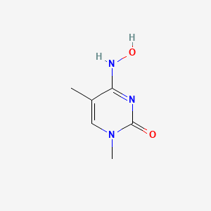 2(1H)-Pyrimidinone, 4-(hydroxyamino)-1,5-dimethyl-