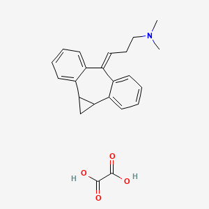 6-(3-Dimethylaminopropylidene)-1,1a,6,10b-tetrahydrodibenzo(a,e)cyclopropa(c)cycloheptene oxalate