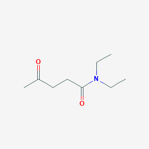 molecular formula C9H17NO2 B12010045 N,N-diethyl-4-oxopentanamide CAS No. 6946-94-7