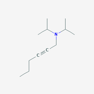 molecular formula C12H23N B12010104 n,n-Di(propan-2-yl)hex-2-yn-1-amine CAS No. 6323-19-9