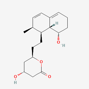 molecular formula C18H26O4 B1201011 Compactin diol lactone CAS No. 58889-19-3